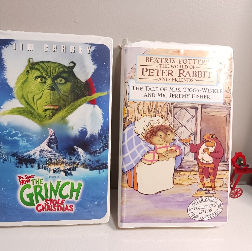 VCR tapes, set of two